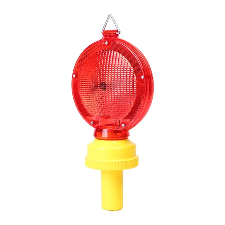 Red Traffic Cone Warning Light